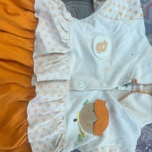 Orange Dress For Kids