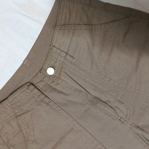 Beige Cargo Pants