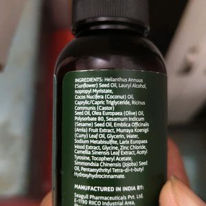 mix of herbal oils for long black hairs,grey white