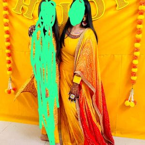 Flare Dress For Wedding Or Festival Haldi Function