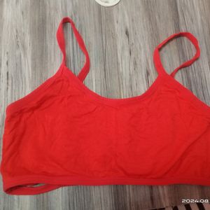 Bra For teenager Red