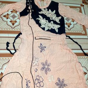 Cotton Anarkali Type Kurti