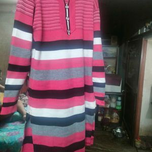 Multicolour Woolen Kurti.