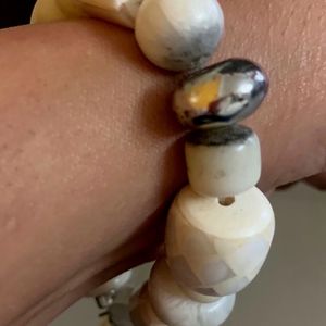 White Stone Bracelet