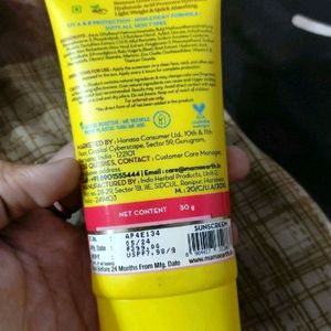 Mamaearth Beetroot sunscreen Spf 50+ Used 2 Time