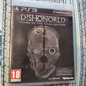 SONY PS3 Dishonoured GOTY Edition Game CD