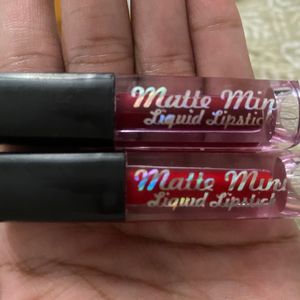 Mini Lipsticks (Red, Maroon)