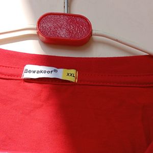 A Red Full Sleeve T-shirt