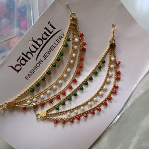 Moti Pearl Ear Chain