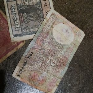 Combo Of Old Notes And Coins