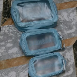 Set Of 3 Washbags