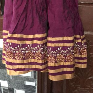 Purple Kurti Set