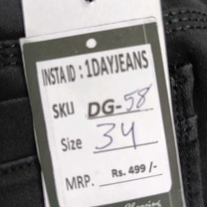 DG-58 Size-34 Slim Jeans