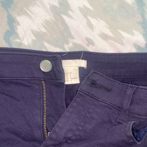 H&M Navy Blue Shorts. Hardly Worn