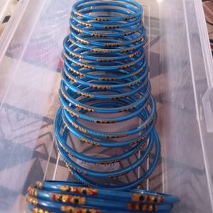 glass bangles Blue Colour 💙