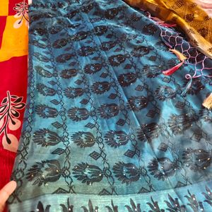 Today Only🎉Unused Saree With Blouse (Women's)