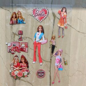 Stickers Barbie Doll Kids Girls Stationary Craft