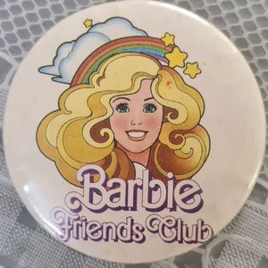 Vintage Barbie Friends Club & Batman Forever Badge