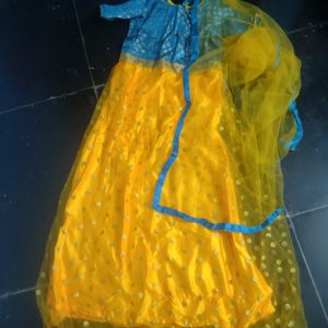 Long Gown with Dupatta