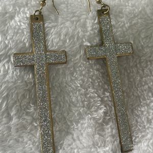 Cross Western Earrings