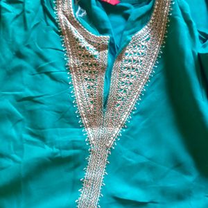 Neck Embroidery Kurta