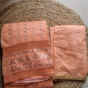 Ethnic Unstitch Suit Material