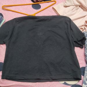 Black Crop Top Good Quality