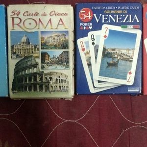 Pack Of 4 Italy Playing Cards