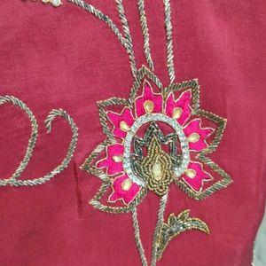 Antique Hand Work Embroidery Suit