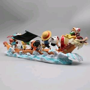 The Straw Hat Pirates Bust Dragon Boat Scene