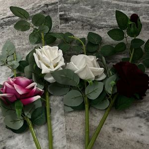 Artifical Pack Of 4 Rose Flowers