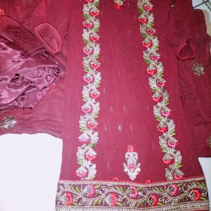 Maroon Bridal Suit