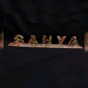 Handmade Resin Name Stand Customized Your Nam