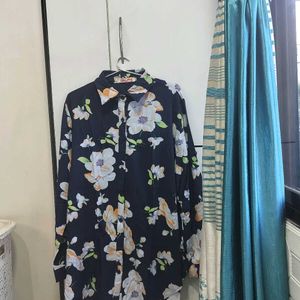 Trendyzone's Floral Oversized Shirt