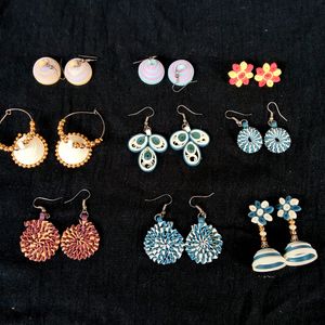 Quilling Earrings - 9 Set