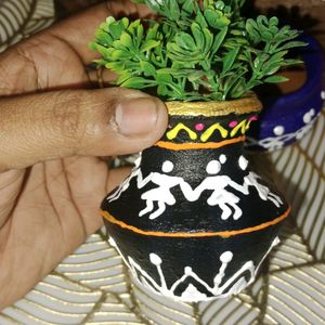 Warli Painted Pots