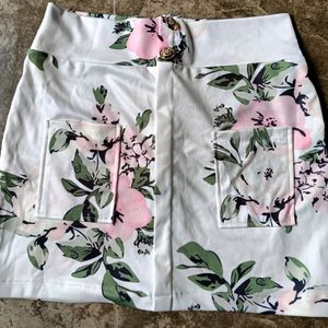 Women Floral Print Skirt & Top Co-Ord Set