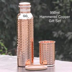 Copper Bottle Gift Set