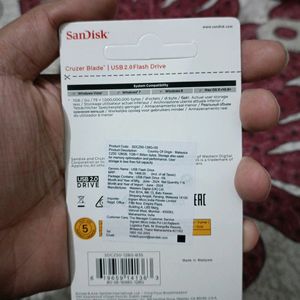 SANDISK PENDRIVE 128GB NEW SEALED PACK