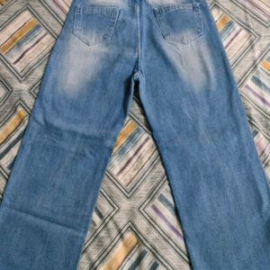 High waist Blue Colour Denim Jeans