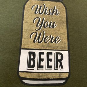 Casual Tshirt With Beer Logo