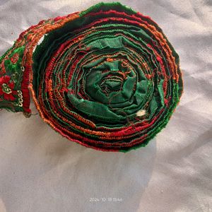 Green Lace/ Border For Sare/Dupatta