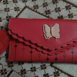 New Red Clutch