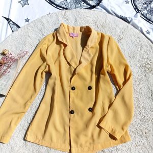 Clearance Sale‼️ Mustard yellow Summer Wear Blazer