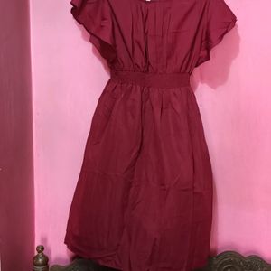 Maroon Dress