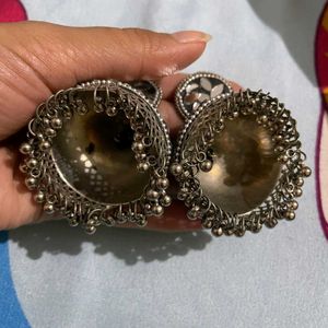 Oxidized Jhumka Earings