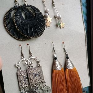 4 Pair Of Earrings