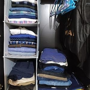 2 High Quality Wardrobe Organiser For Cloths, Almi