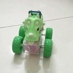 LED 4 Wheel Kids Dino Toy