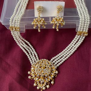 Classic Pearl Rani Haar Set